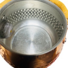 純銅製 急須 茶入れ 茶こぼしセットの画像