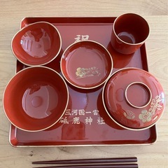 ★無料★お食い初め　食器セットの画像
