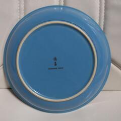 たち吉　青い平皿　２枚の画像