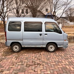サンバーディアス トランスポーター　スバル 車検2年付 軽バン 箱バン MT 4WDの画像