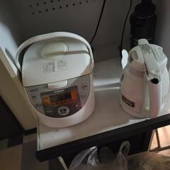 炊飯器と電気ケトル