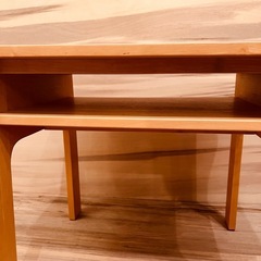 JF0100 ミニデスク　キッズデスク　机　木製　ナチュラルの画像