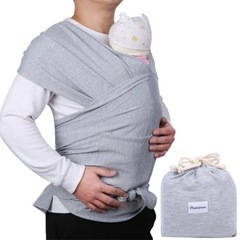 『値下げしました❣』plaisiureux  抱っこ紐 グレー 新品未開封の画像