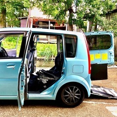 新品バッテリー換装☆ムーブ福祉車両 車椅子乗車スタッドレスタイヤ付属　割引の画像