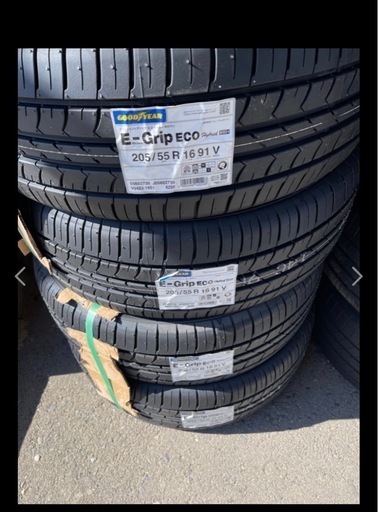 タイヤ　205/55R16 91V　4本