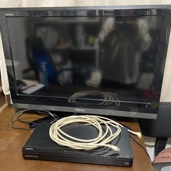 東芝　REGZA TV＆Blu-rayレコーダーセット