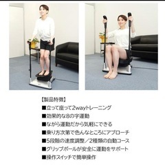 ライフフィット トレーナー モーグル 振動マシン 2way Fit004 腹筋の画像