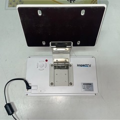 小型デジタルサイネージ impactTV 電子POPモニター　IVB07B　7インチ　小型　エコモード　取付金具付き　稼働確認済　中古品　③の画像