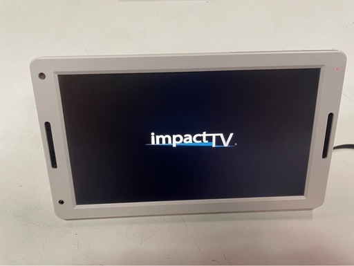 小型デジタルサイネージ impactTV 電子POPモニター　IVB07B　7インチ　小型　エコモード　取付金具付き　稼働確認済　中古品　③