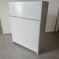  ケーブルボックス ルーター 収納ボックス タップ収納 スリム 配線カバー 収納 モデム NAS収納 ケーブル整理 木製 幅40cm ケーブル隠し ハイタイプ HDD 赤ちゃん ペット 対策の画像