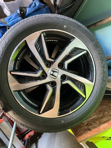 (購入者内定)RCオデッセイ用　 17インチ 純正ホイール　ダンロップ　夏タイヤ付