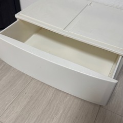 引出し Nインボックス レギュラー 2段/引出し2個 ホワイトの画像