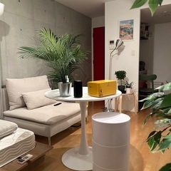 カフェテーブル　ホワイト　80cm