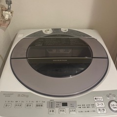 　シャープ　ES-GV8D 8kg洗濯機