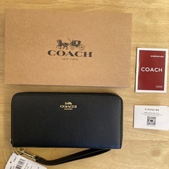 コーチ　ブラック長財布
