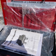 Coleman 2口 グリル アウトドア用品 キャンプの画像