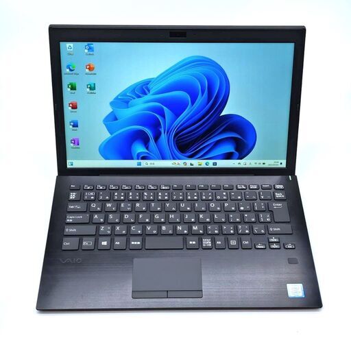 超軽量 フルHD 美品★ 13.3 ソニー ノートPC VAIO VJS132 Core i5-8250U windows11 home 8GB SSD512GB  カメラあり オフィス (B510)
