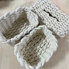 ロープ編み 小物ケース ティッシュケース