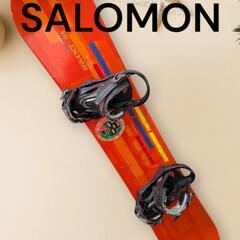(決まりました。)スノーボード板＆ビンディング、デッキパット付き(SALOMON＆FLUX)の画像