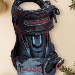 (決まりました。)スノーボード板＆ビンディング、デッキパット付き(SALOMON＆FLUX)の画像