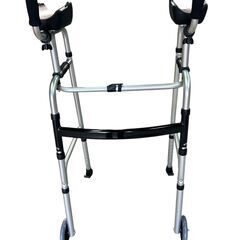 【買取マクサス】肘置き付き 歩行器 高さ調節可能 キャスター付き...