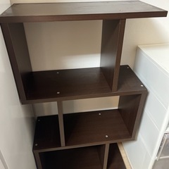 オープンラック カラーボックス シェルフ 収納棚 完成品 幅60cm おしゃれ 木製 北欧風 ロータイプ の画像