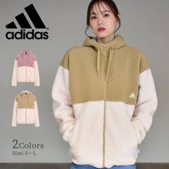 adidas・ボアブルゾン(L)の画像