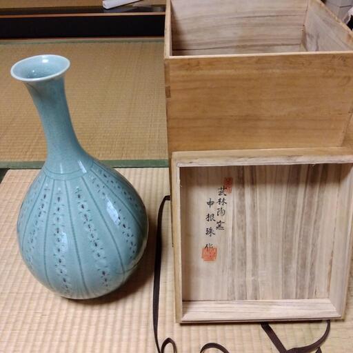 申根じゅ　青磁　壺