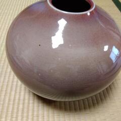 辰砂　花瓶　御前窯の画像