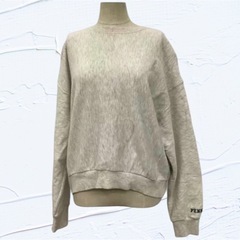 ローリーズファーム トレーナー Sweatshirt LF621276TS カレッジロゴショートプルオーバー PENNの画像