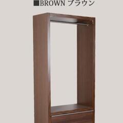 【美品】Karent ワードローブクローゼット【大川家具】の画像