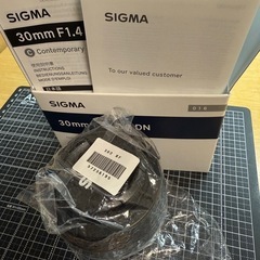 ■美品 SIGMA 富士フイルムX専用 レンズ 30mm F1.4 DC DN 