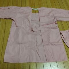 給食　割烹着　エプロン　帽子付きの画像