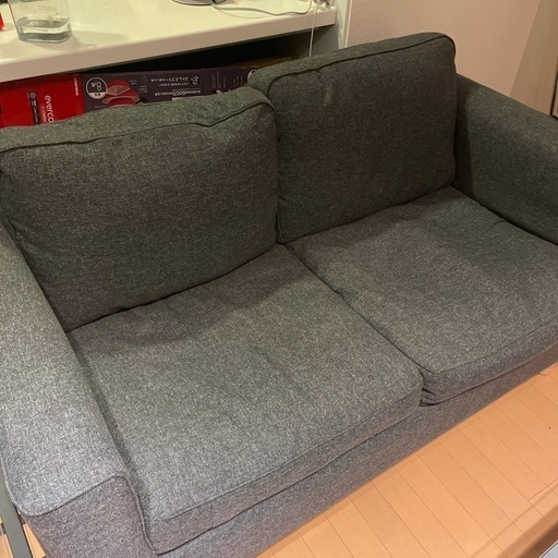 太陽家具 KD-15099 110+110 グレー ソファー1つのみ 太陽家具 KD-15099