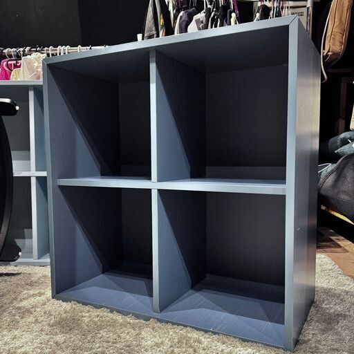 21948  ２段カラーボックス　幅70 IKEA   ◆大阪市内・東大阪市他 6,000円以上ご購入で無料配達いたします！◆ ※高槻・枚方方面◆西宮・尼崎方面◆生駒方面　それぞれ条件付き無料配送あり！