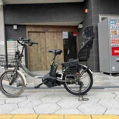 大阪府　子供乗せ　2人　ヤマハ　電動アシスト自転車　バッテリー8.7ah