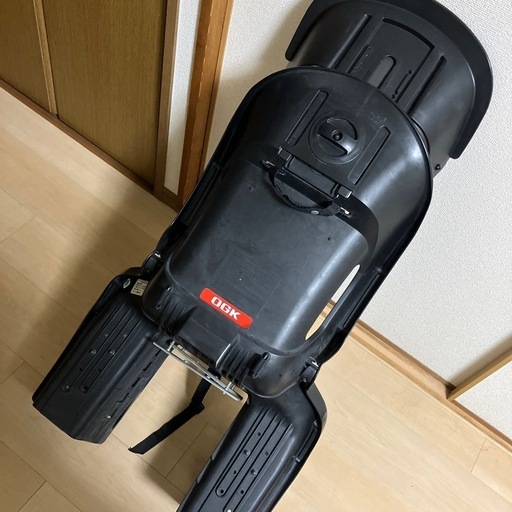 お渡し場所相談可◎リアチャイルドシート 後ろ子供乗せ Panasonic ブラック＆ブラウン　自転車子供乗せ　後ろ乗せ