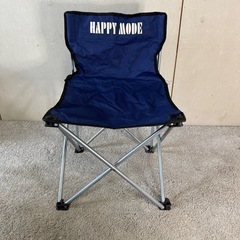 【183】 折りたたみアウトドアチェア ネイビー.カーキ2個セットの画像