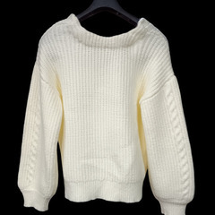 (未使用)SALON 2way ニットセーター(size M)の画像