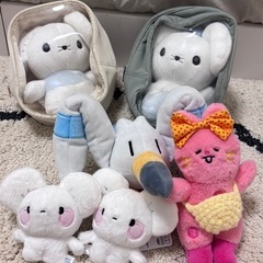 ぬいぐるみまとめて！