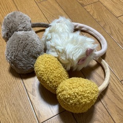 あげます　子供用　耳当て3個セットの画像