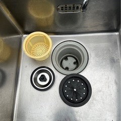 業務用 マルゼン 1槽シンク 二口蛇口付き 幅600×奥600×高さ800+20(mm