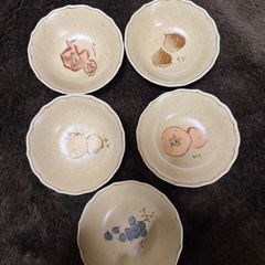 可愛い小皿5枚未使用品