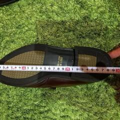"卒業.新入学"" 革靴"試し履き歓迎　濃茶色26.5cm EEEビジネスシューズの画像