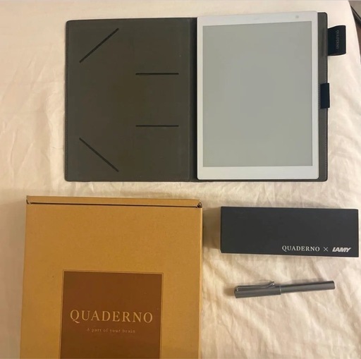 富士通　QUADERNO(A5サイズ) 2GEN 純正カバー LAMYペンセット QUADERNO A5 Gen.2 と 純正LAMYペン 富士通 QUADERNO A5 gen2 純正