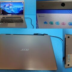 値下げしました！　No.22🤡 5G対応♪ オフィス2021付き！ 液晶:13.3インチ カメラ付き軽量ノートパソコン M.2 SSD128GB+20GB Acer Aspire S3 series　Core i3-2377M ノートPC 　　無線LAN（新品）交換済み！ の画像