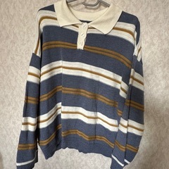 🌟 襟付きニット