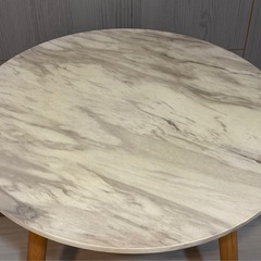 大理石調　カフェテーブル　60センチの画像