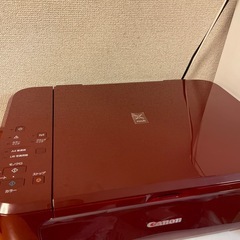 Canon　プリンター　レッドの画像