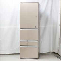 【90日保証付き / 徹底除菌クリーニング済み / ファミリー向け 】 東芝 5ドア冷蔵庫 426L GR-J43GXVEL 左開き 電動オープンガラスドア 自動製氷 ルネキャット光触媒 新鮮湿度野菜室 野菜そのまま冷凍 熱もの冷凍 タッチパネル 幅60cm